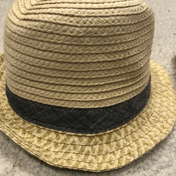 Baby Gap Straw Sun Hat Fedora Bundle 2 Hats Summer - Picture 2 of 6